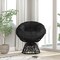 Flash Furniture Bowie Comfort Series Black Swivel Patio Chair with Black Cushion JE-5101W-BK-GG - alternate 5